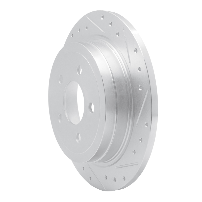 Picture of RNC Brake Rotor - Drill & Slot - R1 03-05 Ford Explorer Sport Rear Right Drilled & Slotted Silver Brake Rotor rnc631-54182R