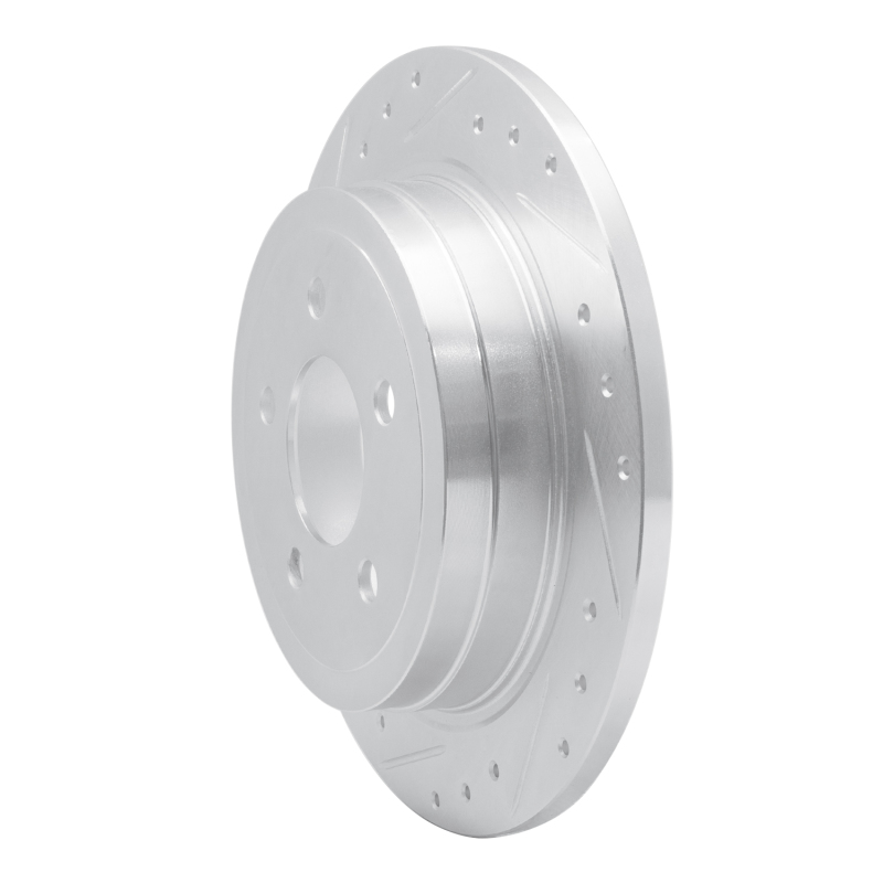 Picture of RNC Brake Rotor - Drill & Slot - R1 03-05 Ford Explorer Sport Trac Rear Left Drilled & Slotted Silver Brake Rotor rnc631-54182L