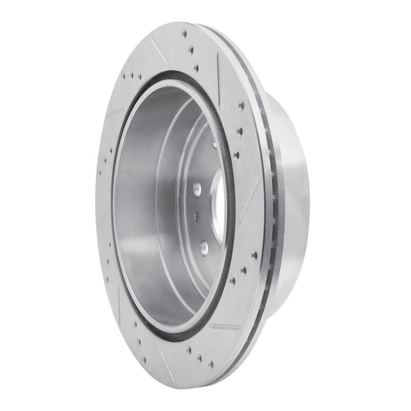 Picture of RNC Brake Rotor - Drill & Slot - R1 04-11 Ford F-150 RWD Rear Left Drilled & Slotted Silver Brake Rotor rnc631-54189L