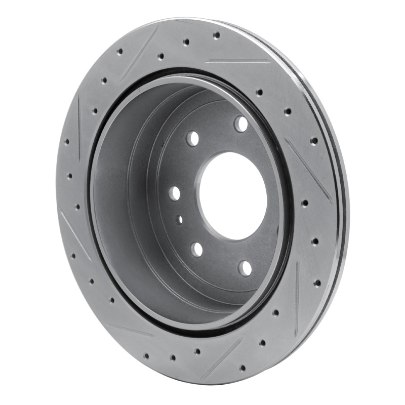 Picture of RNC Brake Rotor - Drill & Slot - R1 04-11 Ford F-150 RWD Rear Right Drilled & Slotted Silver Brake Rotor rnc631-54189R