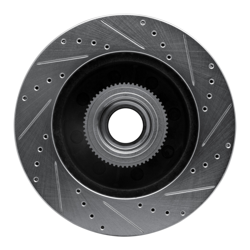 Picture of RNC Brake Rotor - Drill & Slot - R1 06-12 Ford F-250 2WD (Super Duty) Front Left Drilled & Slotted Silver Brake Rotor rnc631-54206L