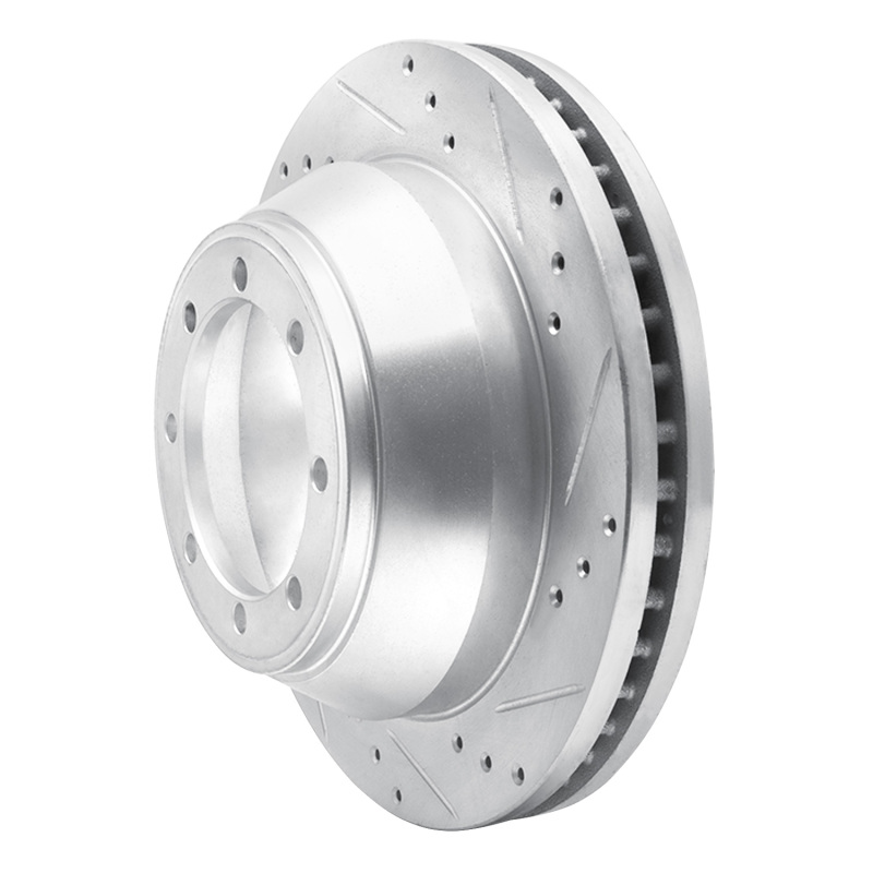Picture of RNC Brake Rotor - Drill & Slot - R1 08-20 Ford E-450 Super Duty Rear Right Drilled & Slotted Silver Brake Rotor rnc631-54212R