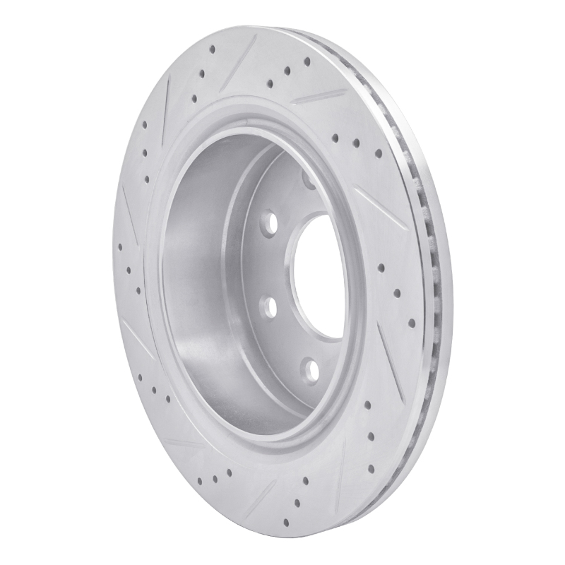 Picture of RNC Brake Rotor - Drill & Slot - R1 12-14 Ford F-150 RWD Rear Right Drilled & Slotted Silver Brake Rotor rnc631-54218R