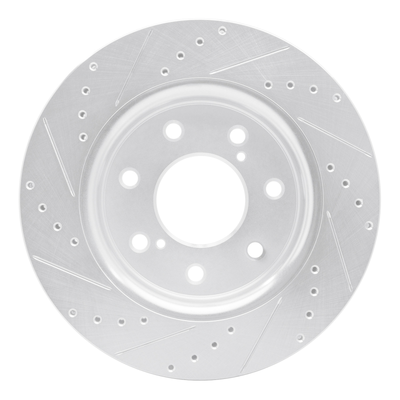 Picture of RNC Brake Rotor - Drill & Slot - R1 10-14 Ford F-150 4WD Front Right Drilled & Slotted Silver Brake Rotor rnc631-54219R
