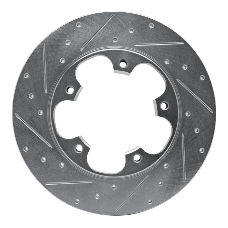 Picture of RNC Brake Rotor - Drill & Slot - R1 15-25 Ford Transit-250 Rear Left Drilled & Slotted Silver Brake Rotor rnc631-54228L