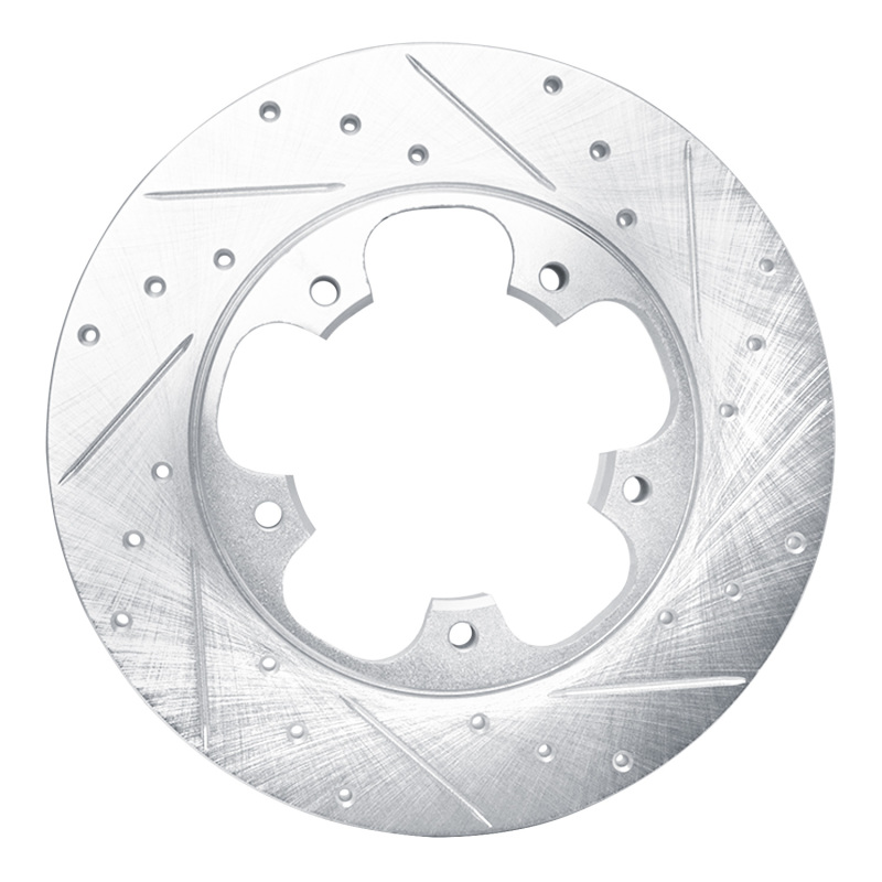 Picture of RNC Brake Rotor - Drill & Slot - R1 15-25 Ford Transit-150 Rear Right Drilled & Slotted Silver Brake Rotor rnc631-54228R