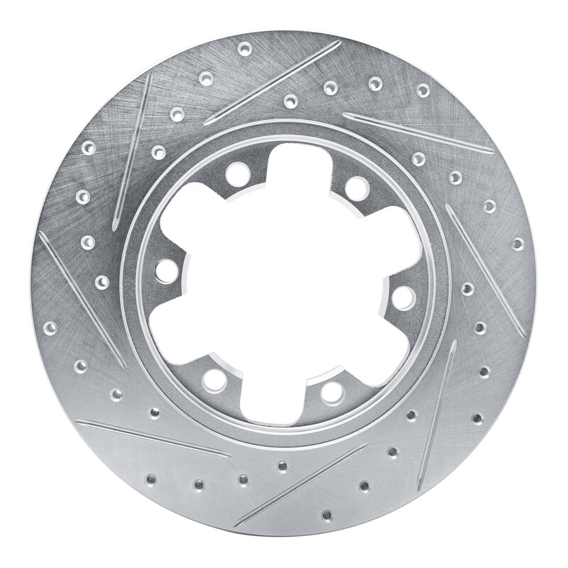 Picture of RNC Brake Rotor - Drill & Slot - R1 15-25 Ford Transit-350/SRW Rear Right Drilled & Slotted Silver Brake Rotor rnc631-54229R