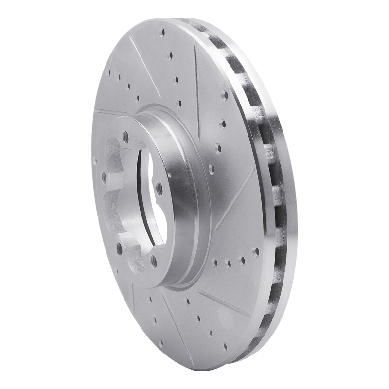 Picture of RNC Brake Rotor - Drill & Slot - R1 15-25 Ford Transit-350 HD/DRW Front Right Drilled & Slotted Silver Brake Rotor rnc631-54230R