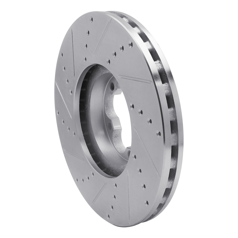 Picture of RNC Brake Rotor - Drill & Slot - R1 15-25 Ford Transit-350 HD/DRW Front Right Drilled & Slotted Silver Brake Rotor rnc631-54230R