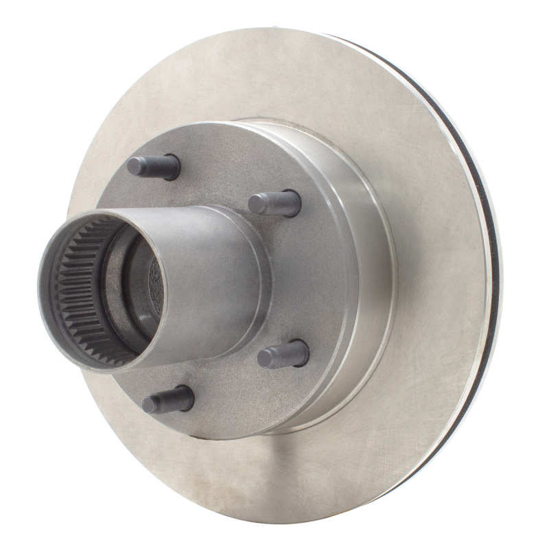 Picture of RNC Brake Rotor - Drill & Slot - R1 94-95 Ford BRONCO Front Left Drilled & Slotted Silver Brake Rotor rnc631-54237L