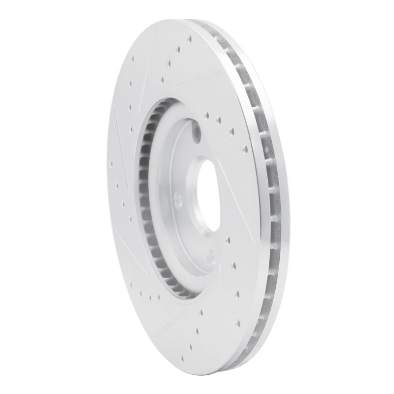Picture of RNC Brake Rotor - Drill & Slot - R1 18-22 Ford Ecosport Front Right Drilled & Slotted Silver Brake Rotor rnc631-54268R