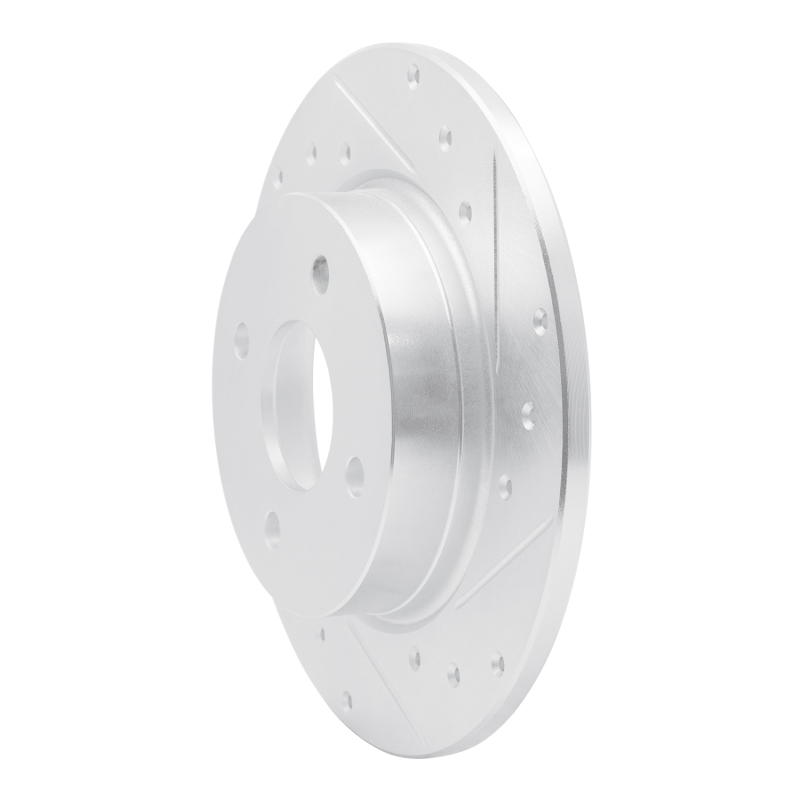 Picture of RNC Brake Rotor - Drill & Slot - R1 18-22 Ford Ecosport Rear Right Drilled & Slotted Silver Brake Rotor rnc631-54269R