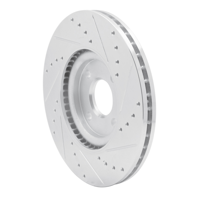 Picture of RNC Brake Rotor - Drill & Slot - R1 18-22 Ford Ecosport Front Left Drilled & Slotted Silver Brake Rotor rnc631-54268L