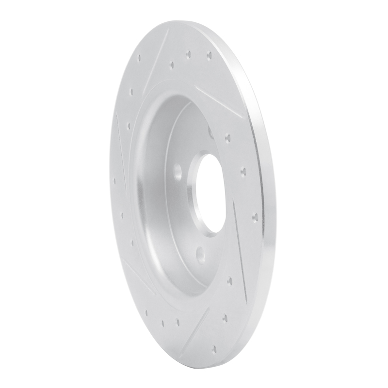 Picture of RNC Brake Rotor - Drill & Slot - R1 18-22 Ford Ecosport Rear Right Drilled & Slotted Silver Brake Rotor rnc631-54271R