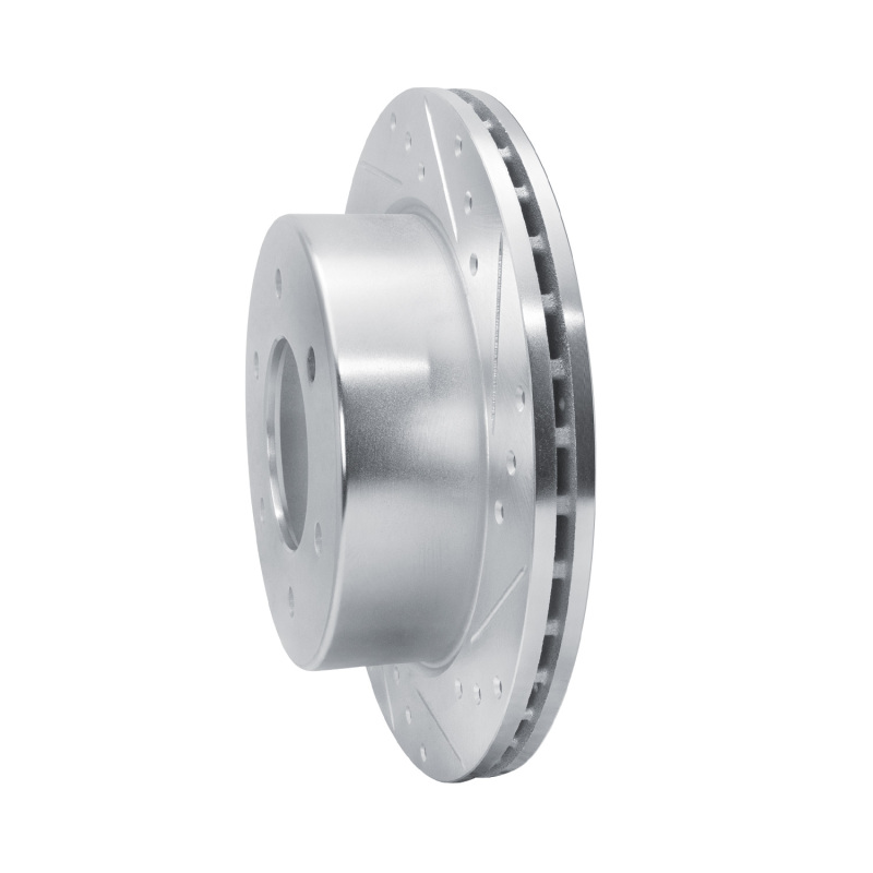Picture of RNC Brake Rotor - Drill & Slot - R1 19-25 Ford BRONCO Rear Right Drilled & Slotted Silver Brake Rotor rnc631-54276R
