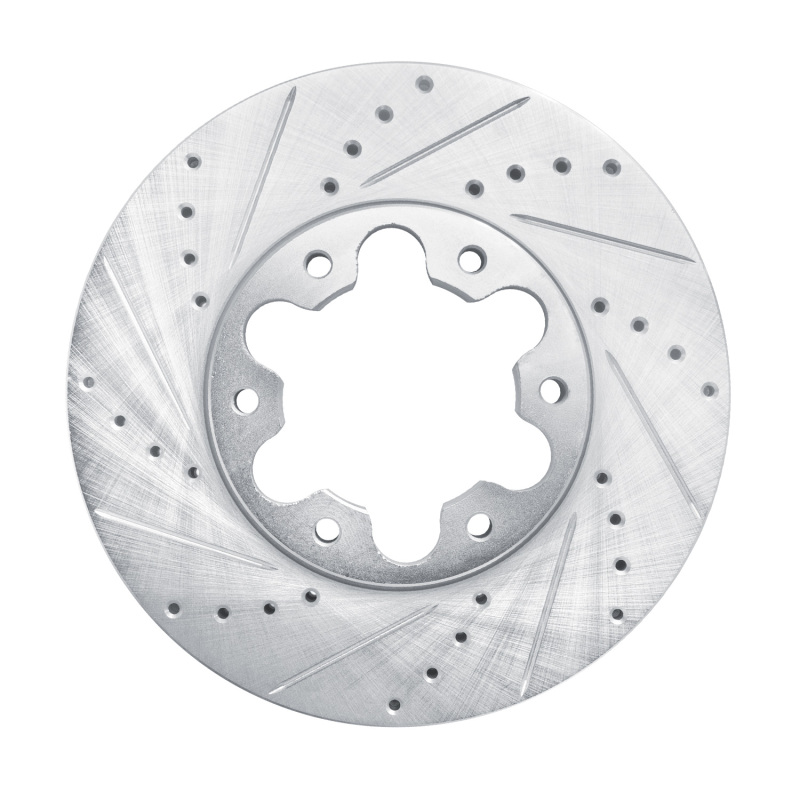 Picture of RNC Brake Rotor - Drill & Slot - R1 20-25 Ford Transit-150 Front Left Drilled & Slotted Silver Brake Rotor rnc631-54283L