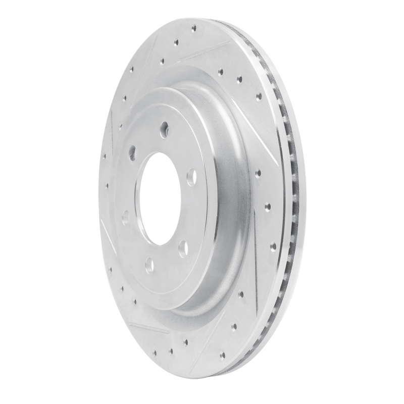 Picture of RNC Brake Rotor - Drill & Slot - R1 21-25 Ford F-150 4WD Rear Left Drilled & Slotted Silver Brake Rotor rnc631-54288L