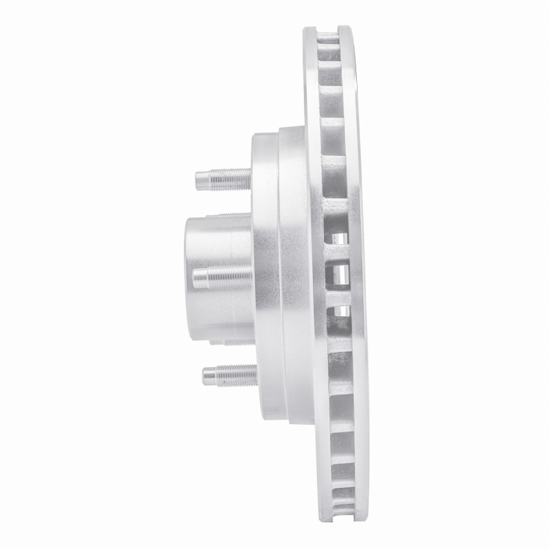 Picture of RNC Brake Rotor - Drill & Slot - R1 84-87 Lincoln CONTINENTAL Front Right Drilled & Slotted Silver Brake Rotor rnc631-55001R