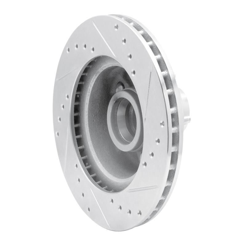 Picture of RNC Brake Rotor - Drill & Slot - R1 79-91 Ford Country Squire Front Left Drilled & Slotted Silver Brake Rotor rnc631-56008L