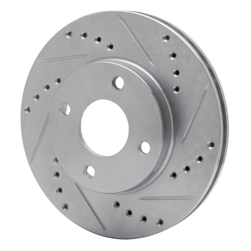 Picture of RNC Brake Rotor - Drill & Slot - R1 95-04 Ford CONTOUR Front Right Drilled & Slotted Silver Brake Rotor rnc631-56013R