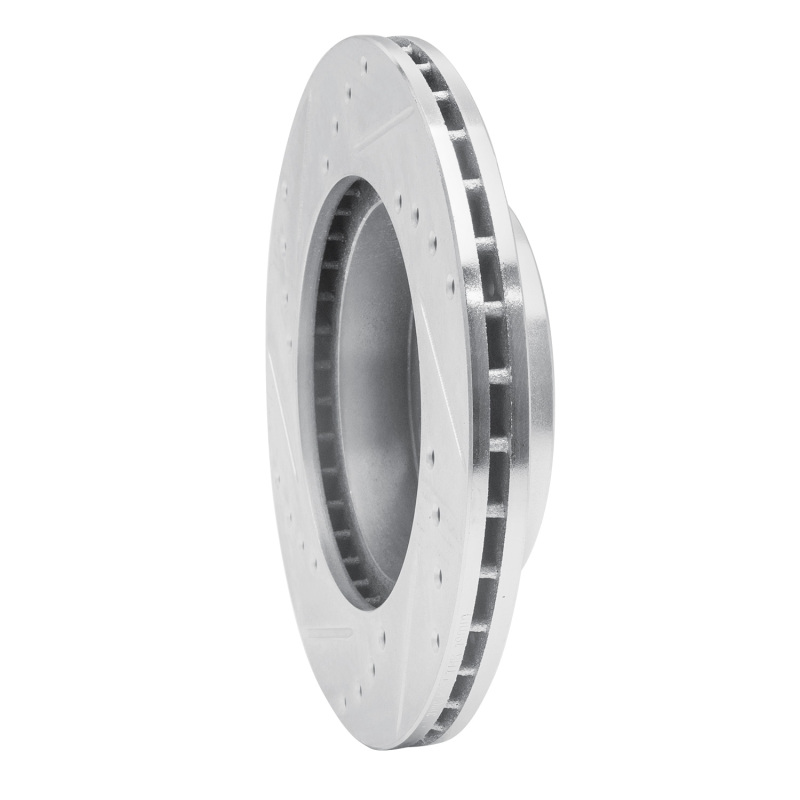 Picture of RNC Brake Rotor - Drill & Slot - R1 86-87 Acura Legend Front Right Drilled & Slotted Silver Brake Rotor rnc631-58001R