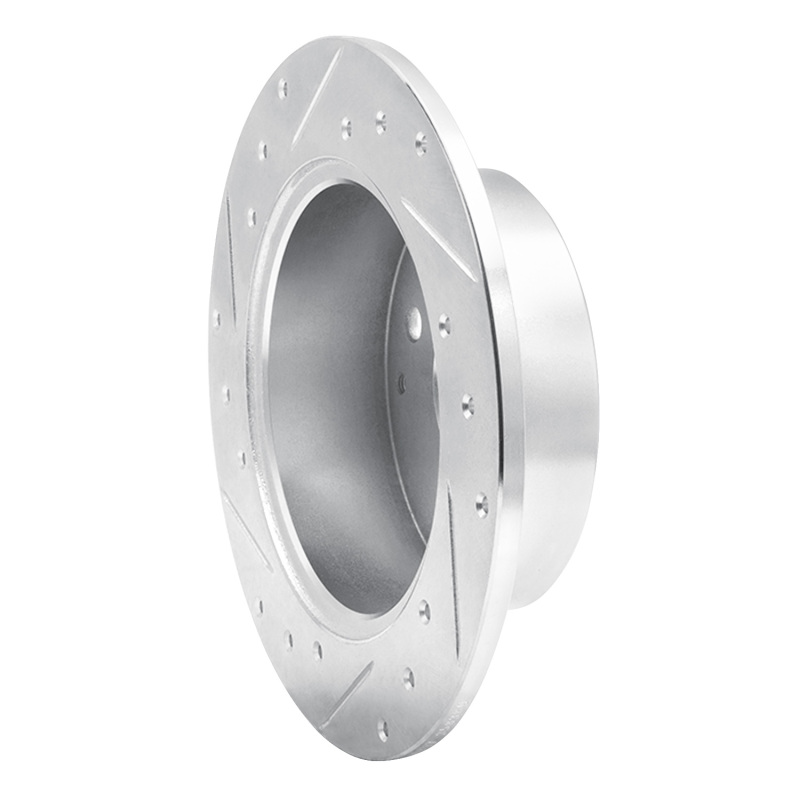 Picture of RNC Brake Rotor - Drill & Slot - R1 95-98 Acura TL Rear Right Drilled & Slotted Silver Brake Rotor rnc631-58009R