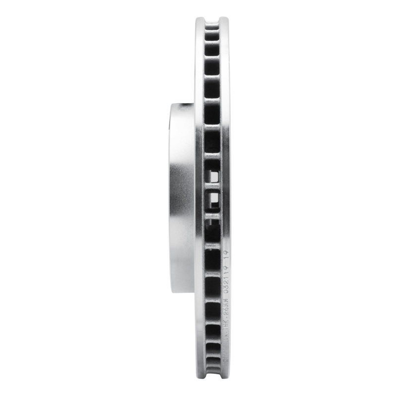 Picture of RNC Brake Rotor - Drill & Slot - R1 05-12 Acura RL Front Left Drilled & Slotted Silver Brake Rotor rnc631-58021L