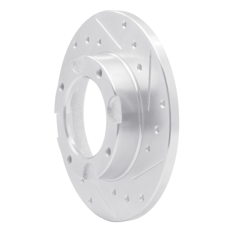 Picture of RNC Brake Rotor - Drill & Slot - R1 76-81 Honda Accord Hatchback Front Right Drilled & Slotted Silver Brake Rotor rnc631-59002R