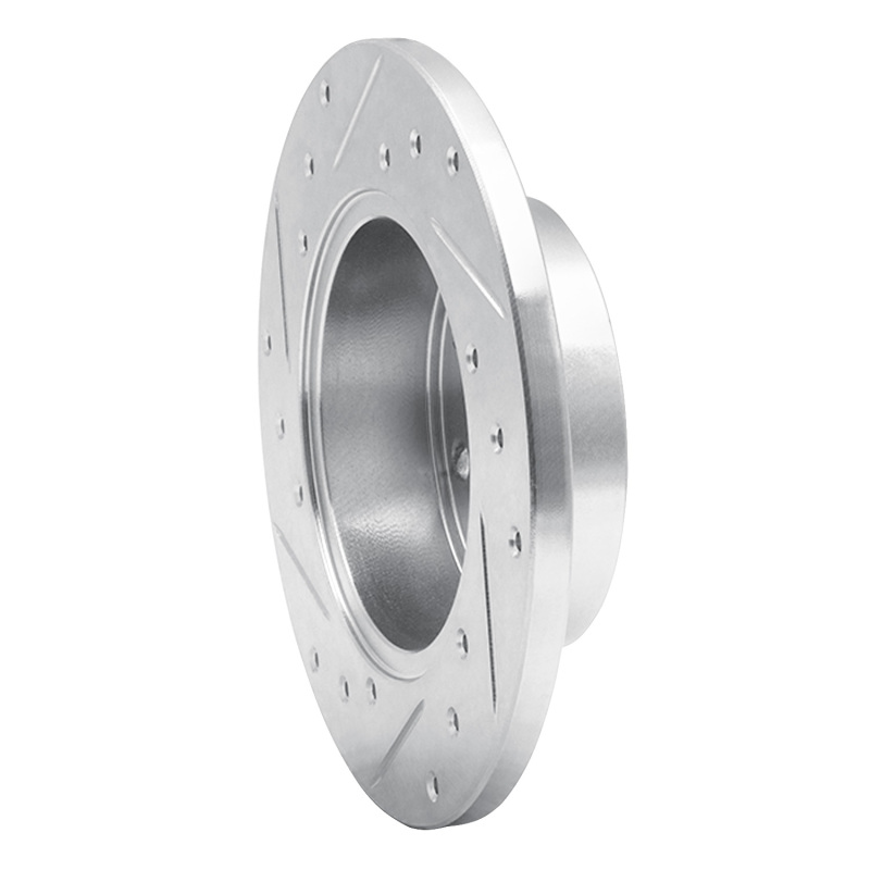 Picture of RNC Brake Rotor - Drill & Slot - R1 79-83 Honda Civic Sedan Front Right Drilled & Slotted Silver Brake Rotor rnc631-59008R