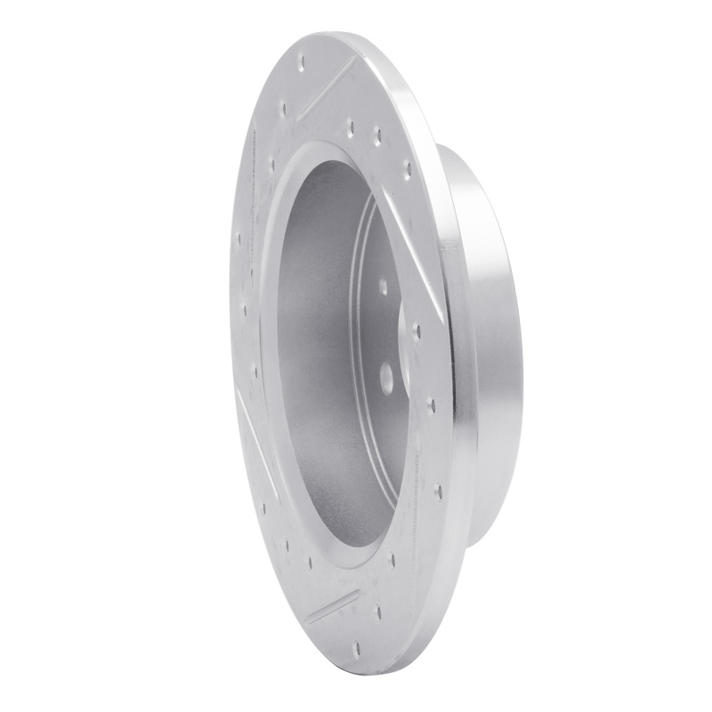 Picture of RNC Brake Rotor - Drill & Slot - R1 01-05 Acura EL Rear Right Drilled & Slotted Silver Brake Rotor rnc631-59031R