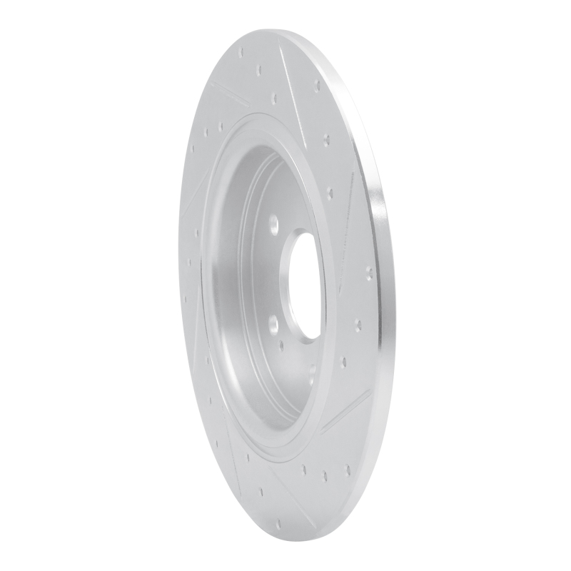 Picture of RNC Brake Rotor - Drill & Slot - R1 18-25 Honda Odyssey Rear Left Drilled & Slotted Silver Brake Rotor rnc631-59066L