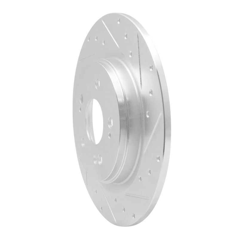 Picture of RNC Brake Rotor - Drill & Slot - R1 18-25 Honda Odyssey Rear Right Drilled & Slotted Silver Brake Rotor rnc631-59066R