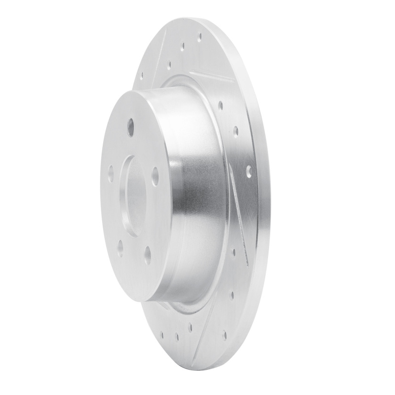 Picture of RNC Brake Rotor - Drill & Slot - R1 68-76 Mercedes-Benz 250 Front Left Drilled & Slotted Silver Brake Rotor rnc631-63005L