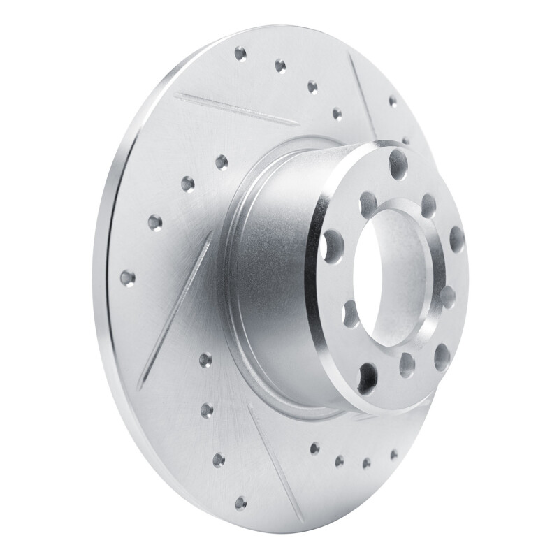 Picture of RNC Brake Rotor - Drill & Slot - R1 65-73 Mercedes-Benz 220 Front Right Drilled & Slotted Silver Brake Rotor rnc631-63002R
