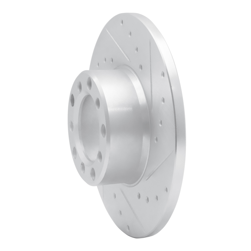 Picture of RNC Brake Rotor - Drill & Slot - R1 68-76 Mercedes-Benz 220 Front Right Drilled & Slotted Silver Brake Rotor rnc631-63005R