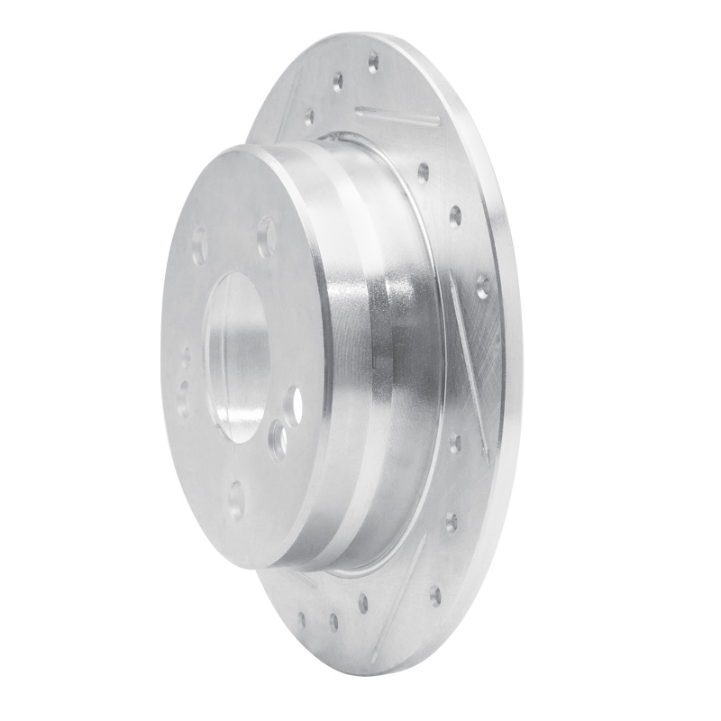 Picture of RNC Brake Rotor - Drill & Slot - R1 83-95 Mercedes-Benz E300 Rear Left Drilled & Slotted Silver Brake Rotor rnc631-63015L
