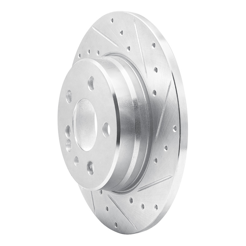 Picture of RNC Brake Rotor - Drill & Slot - R1 91-99 Mercedes-Benz S350 Rear Right Drilled & Slotted Silver Brake Rotor rnc631-63022R