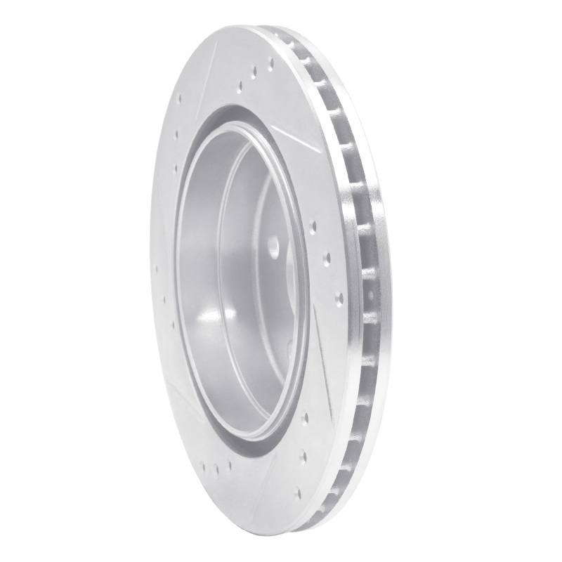 Picture of RNC Brake Rotor - Drill & Slot - R1 92-94 Mercedes-Benz E500 Rear Right Drilled & Slotted Silver Brake Rotor rnc631-63025R