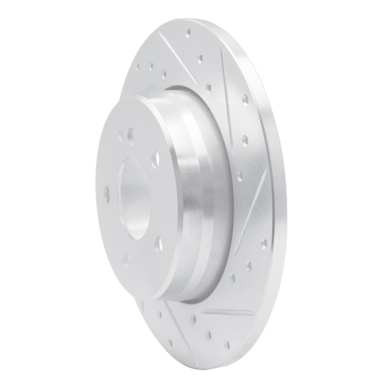 Picture of RNC Brake Rotor - Drill & Slot - R1 98-03 Mercedes-Benz E320 Rear Right Drilled & Slotted Silver Brake Rotor rnc631-63037R