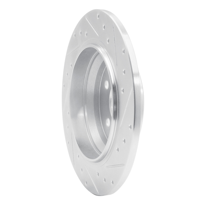Picture of RNC Brake Rotor - Drill & Slot - R1 03-06 Mercedes-Benz S430 Rear Left Drilled & Slotted Silver Brake Rotor rnc631-63060L