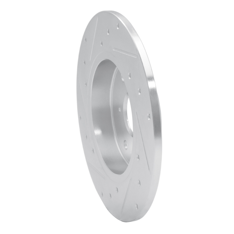 Picture of RNC Brake Rotor - Drill & Slot - R1 05-16 Smart Fortwo Front Right Drilled & Slotted Silver Brake Rotor rnc631-63090R