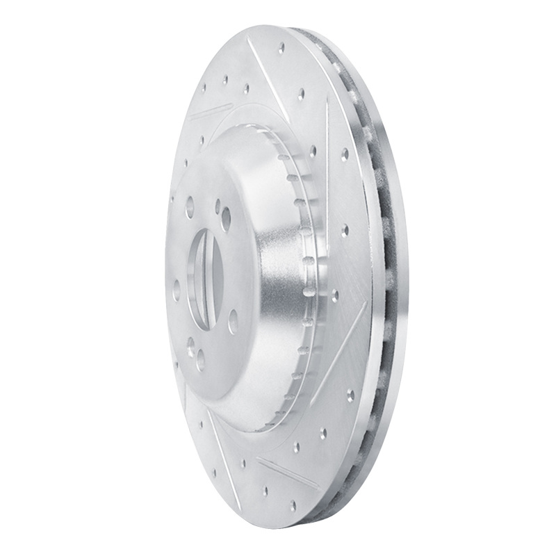 Picture of RNC Brake Rotor - Drill & Slot - R1 14-21 Mercedes-Benz S400 (Canada & Mexico) Rear Right Drilled & Slotted Silver Brake Rotor rnc631-63113R