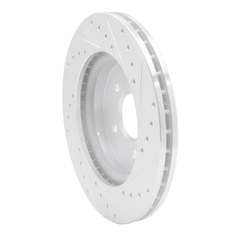 Picture of RNC Brake Rotor - Drill & Slot - R1 98-05 Mercedes-Benz ML320 Front Left Drilled & Slotted Silver Brake Rotor rnc631-63122L