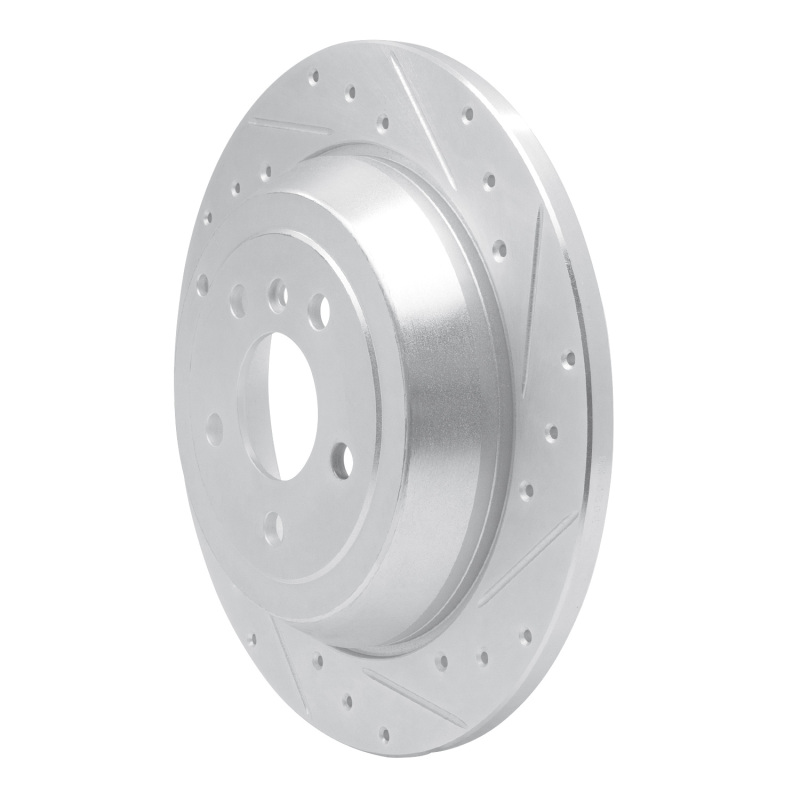 Picture of RNC Brake Rotor - Drill & Slot - R1 06-12 Mercedes-Benz ML350 Rear Right Drilled & Slotted Silver Brake Rotor rnc631-63129R