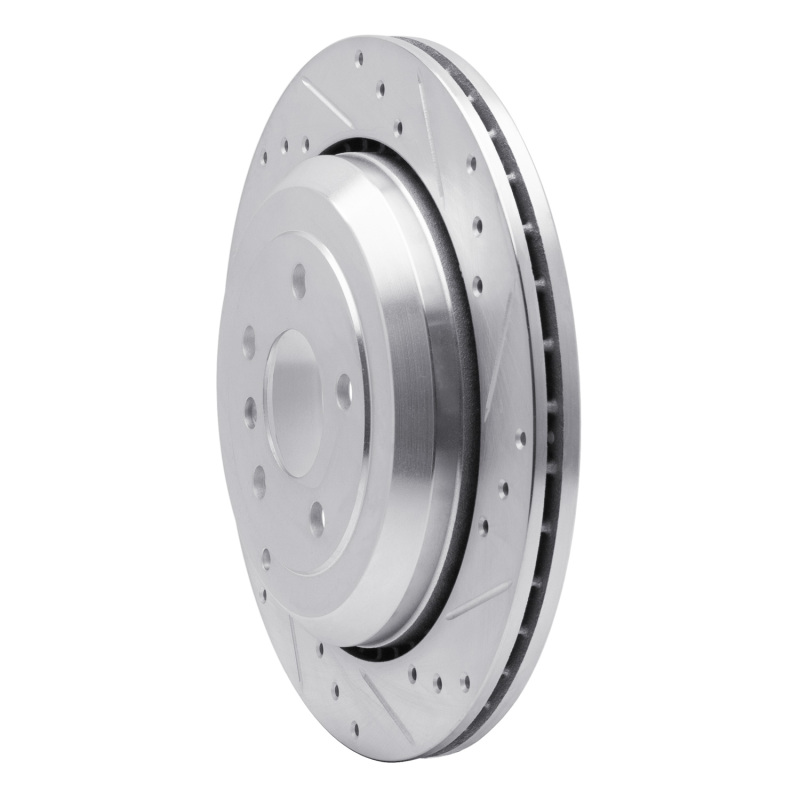 Picture of RNC Brake Rotor - Drill & Slot - R1 06-12 Mercedes-Benz ML320 Rear Right Drilled & Slotted Silver Brake Rotor rnc631-63131R