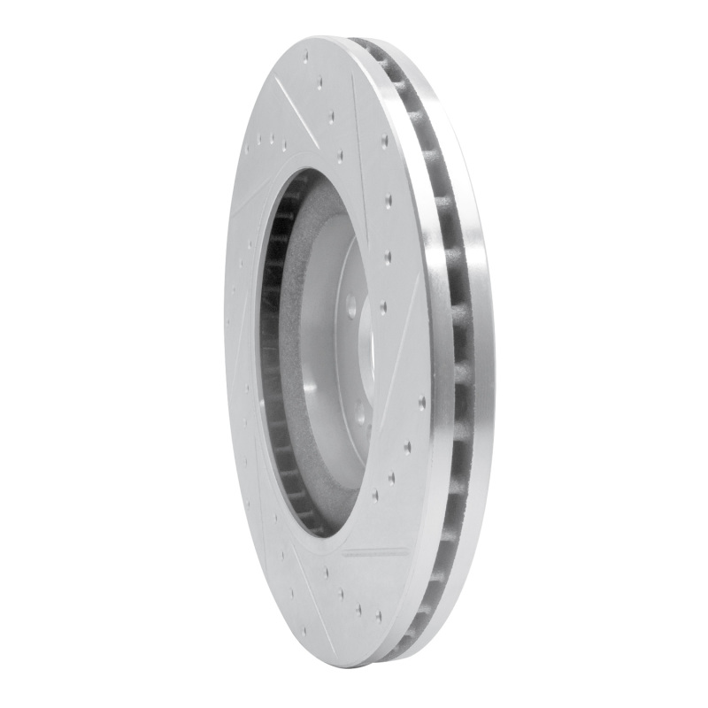 Picture of RNC Brake Rotor - Drill & Slot - R1 06-12 Mercedes-Benz ML550 Front Left Drilled & Slotted Silver Brake Rotor rnc631-63130L
