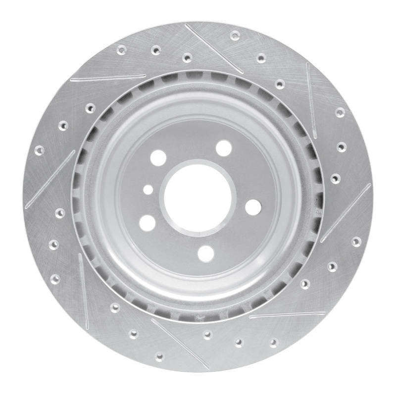 Picture of RNC Brake Rotor - Drill & Slot - R1 12-19 Mercedes-Benz GLE300D Rear Left Drilled & Slotted Silver Brake Rotor rnc631-63140L