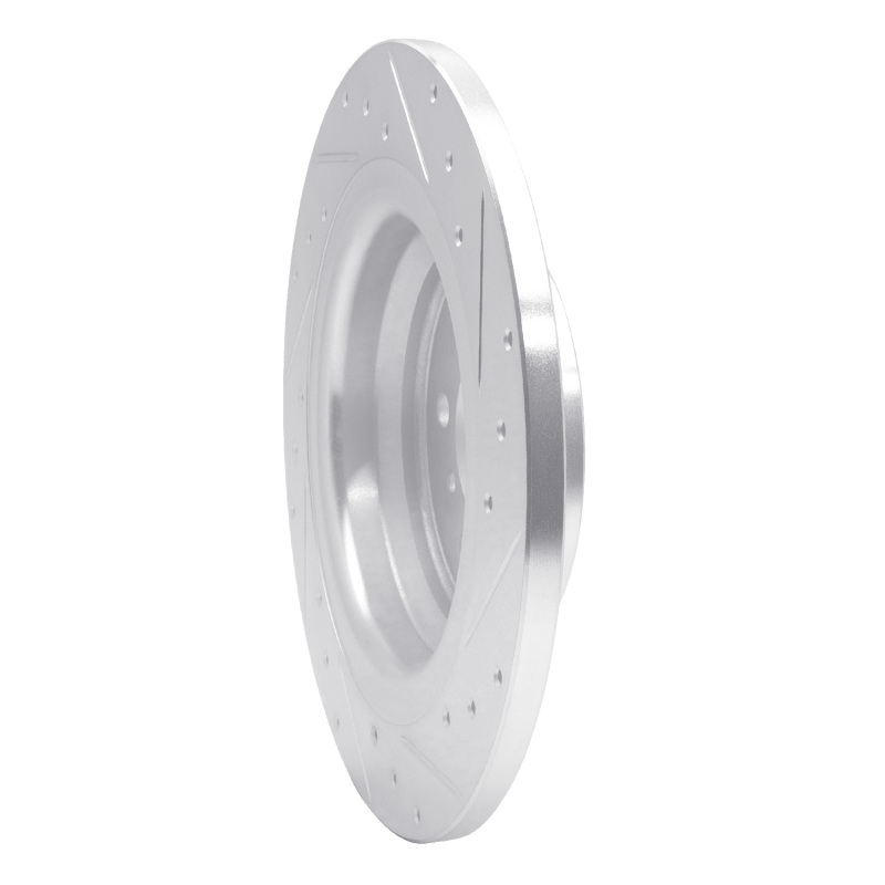 Picture of RNC Brake Rotor - Drill & Slot - R1 12-18 Mercedes-Benz GLE300D Rear Left Drilled & Slotted Silver Brake Rotor rnc631-63143L