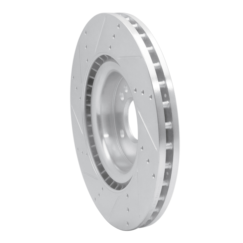 Picture of RNC Brake Rotor - Drill & Slot - R1 12-19 Mercedes-Benz GLE400 Front Right Drilled & Slotted Silver Brake Rotor rnc631-63139R