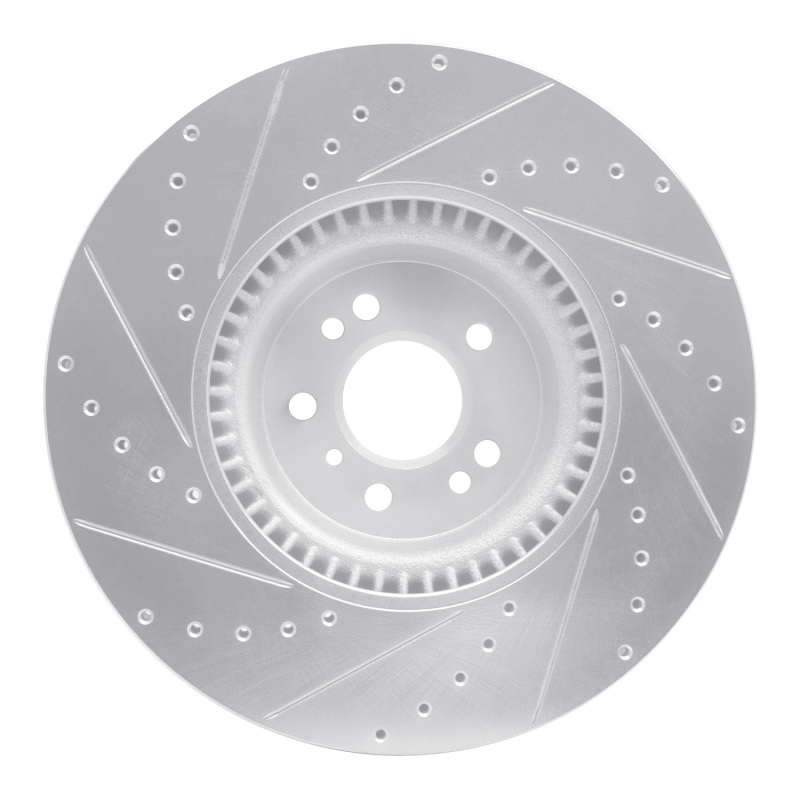 Picture of RNC Brake Rotor - Drill & Slot - R1 07-09 Mercedes-Benz GL320 Front Right Drilled & Slotted Silver Brake Rotor rnc631-63136R